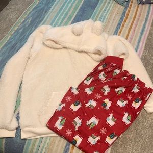 Womens size S Lama Pajamas
